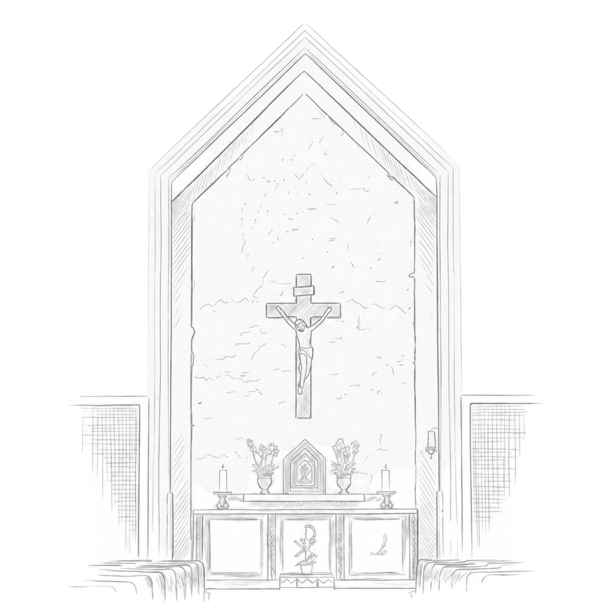Ilustração da Paróquia Nossa Senhora Rainha